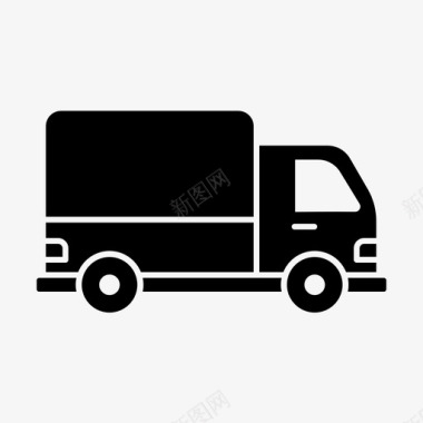 卡车交货运输图标图标