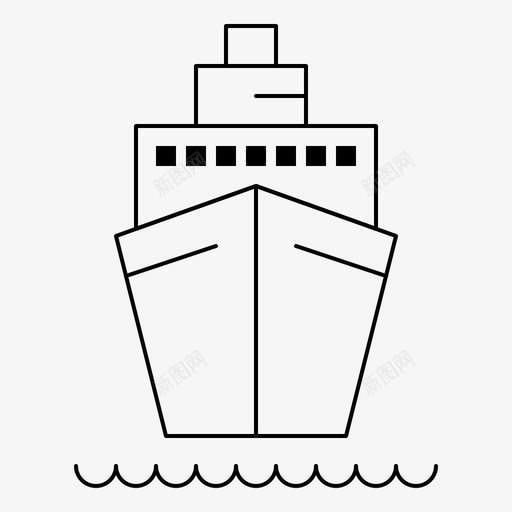 船帆船运输图标svg_新图网 https://ixintu.com web界面feb集合v4 帆船 船 运输