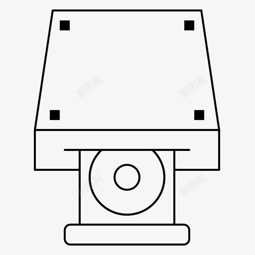 dvdcdrom数据存储图标svg_新图网 https://ixintu.com cd-rom dvd rom 存储 数据 硬件 磁盘 细线 视频制作 计算机