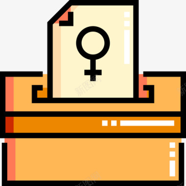 妇女选举权女权主义7直系肤色图标图标