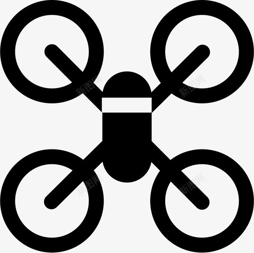 无人机技术7图标svg_新图网 https://ixintu.com 技术 无人机