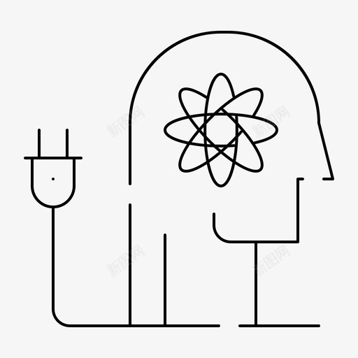 提升能力知识图标svg_新图网 https://ixintu.com 动机 商业 头脑 技能 提升 生产力 知识 能力 虚线