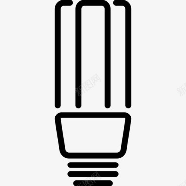 灯泡生态电力图标图标