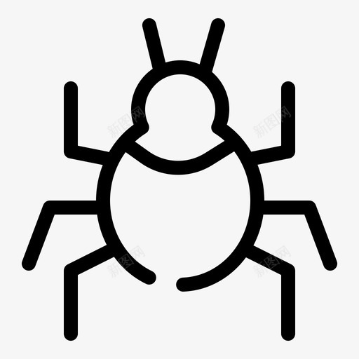 bug印第安人自然图标svg_新图网 https://ixintu.com bug collection feb v4 web 印第安人 界面 病毒 自然