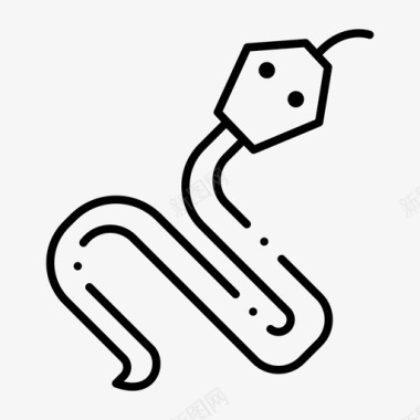 蛇眼镜蛇印度图标图标