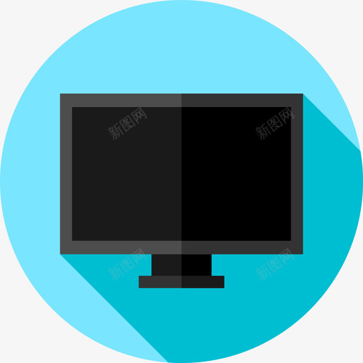 电视家用电器11平板图标svg_新图网 https://ixintu.com 家用电器 平板 电视