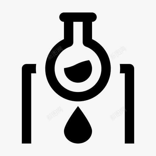 加热化学实验图标svg_新图网 https://ixintu.com jumpicon 加热 化学 实验 实验室 标志 标志符 烧瓶 符号