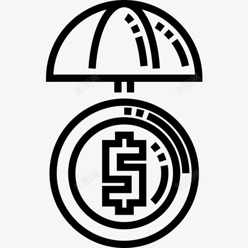 货币保险24直系图标svg_新图网 https://ixintu.com 保险 直系 货币