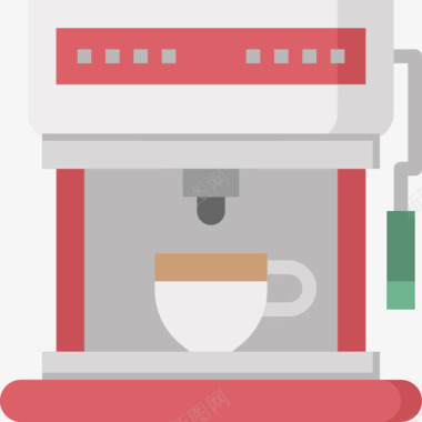 咖啡机家用电器12平板图标图标