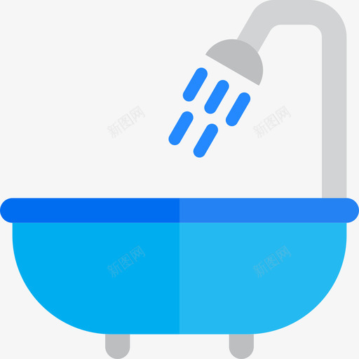 浴缸家用14平的图标svg_新图网 https://ixintu.com 家用 平的 浴缸