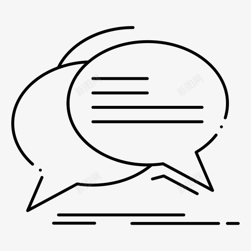 bubblechatcommunication图标svg_新图网 https://ixintu.com bubble bubbles chat collection communication feb speech talk v4 web 界面