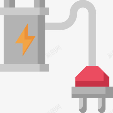 建筑和建筑用电杆2扁平图标图标