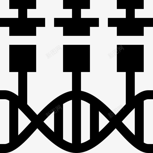 基因改造生物工程4填充图标svg_新图网 https://ixintu.com 基因 填充 改造 生物工程