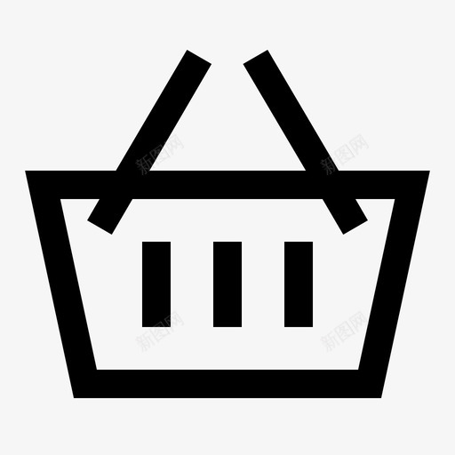 购物车购买商品图标svg_新图网 https://ixintu.com 商品 基本 用户界面 电子商务 订单 购买 购物 购物车 轮廓