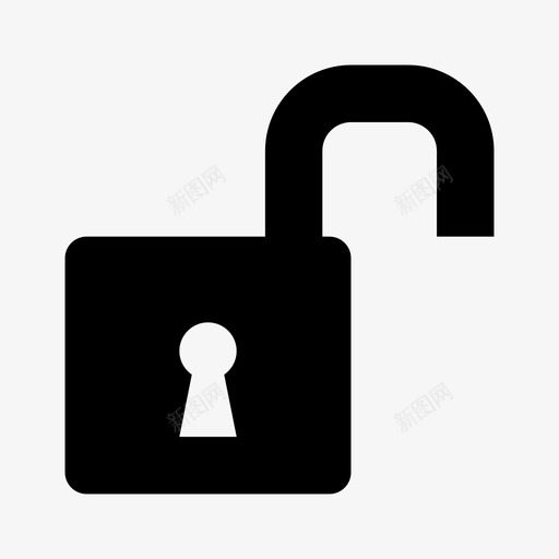 解锁接合互锁图标svg_新图网 https://ixintu.com 互锁 固定 接合 解锁