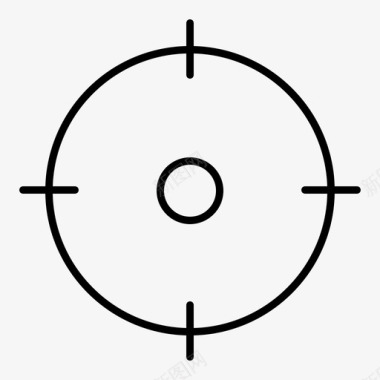 射手目标基本ui元素规则线图标图标