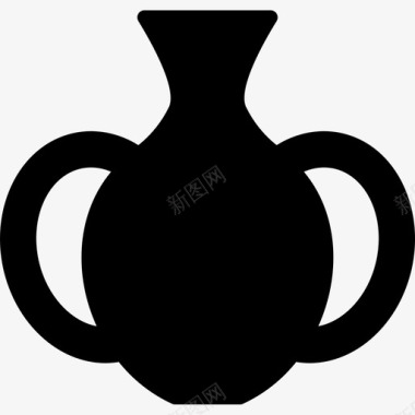 花瓶装饰家具图标图标
