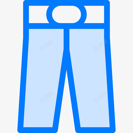 裤子滑雪板2蓝色图标svg_新图网 https://ixintu.com 滑雪板 蓝色 裤子