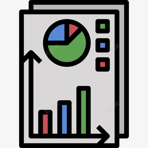 报告财务99线性颜色图标svg_新图网 https://ixintu.com 报告 线性 财务 颜色