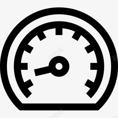 速度表速度表时间7线性图标图标