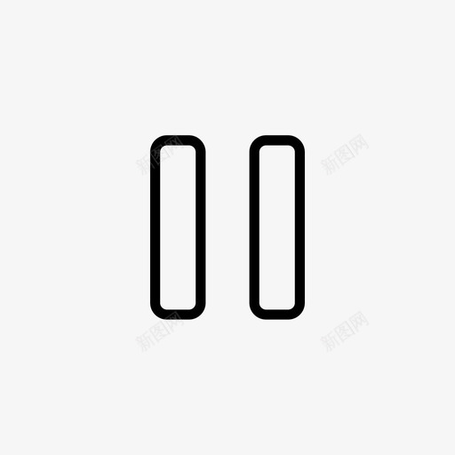暂停延迟冻结图标svg_新图网 https://ixintu.com ui 停止 冻结 延迟 暂停 用户界面