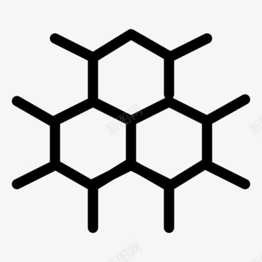 分子健康医学图标图标