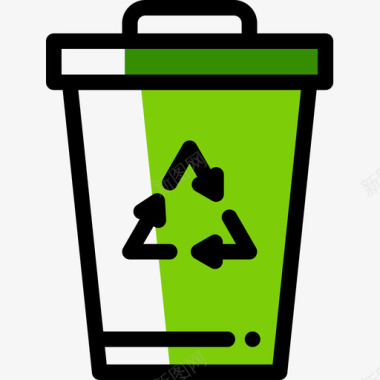 回收箱城市元素39颜色省略图标图标