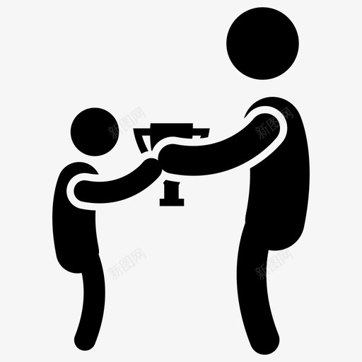领取奖杯奖品奖杯图标svg_新图网 https://ixintu.com 奖品 奖杯 形图 获奖 象形 颁奖 领取