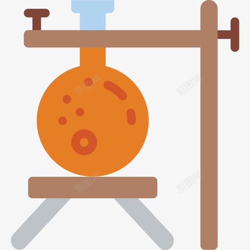 烧瓶科学64扁平图标svg_新图网 https://ixintu.com 扁平 烧瓶 科学