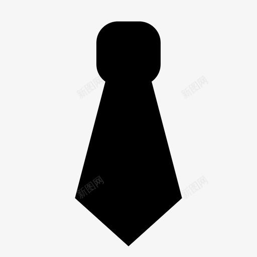 领带配饰服装图标svg_新图网 https://ixintu.com 商业 服装 正规 购物 配饰 领带