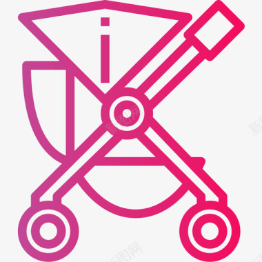 婴儿车婴儿80坡度图标图标