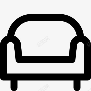 沙发舒适装饰图标图标