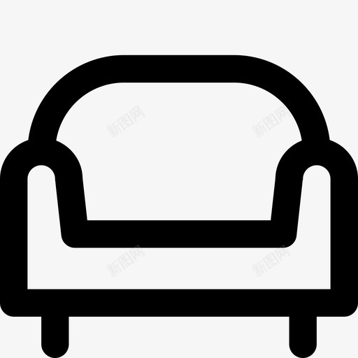 沙发舒适装饰图标svg_新图网 https://ixintu.com 家居 沙发 舒适 装饰