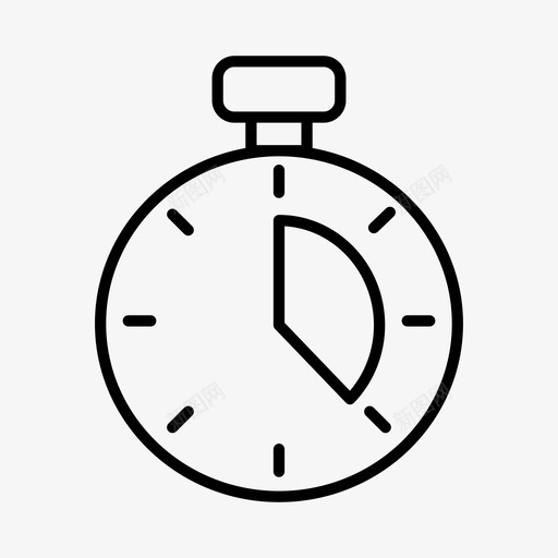 计时器小时秒表图标svg_新图网 https://ixintu.com 小时 时间管理 秒表 计时器