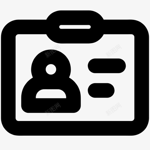 身份证公司员工图标svg_新图网 https://ixintu.com 公司 员工 图标 基本 安全 尺寸 所有 身份 身份证