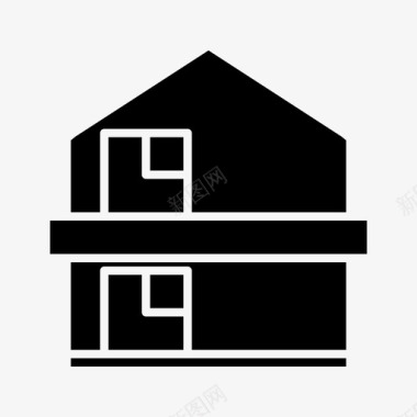 房屋建筑物小屋图标图标