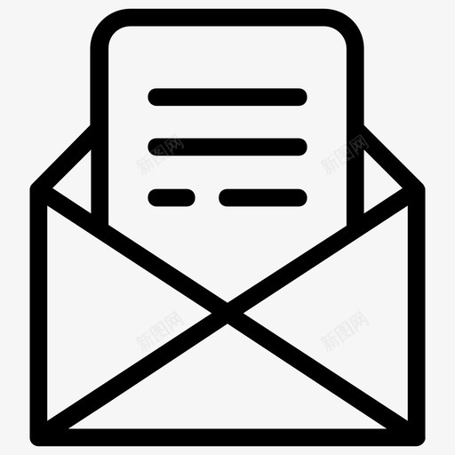 打开电子邮件商务文件信封中的文件图标svg_新图网 https://ixintu.com 中的 信封 商务 图标 在线 打开 按摩 政治路线 文件 电子邮件