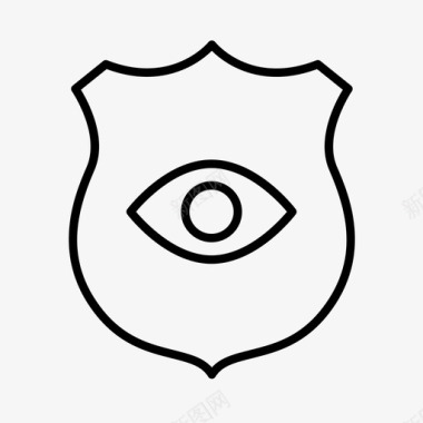 安全受保护安全徽章图标图标
