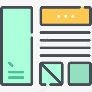 界面web开发24双色图标图标