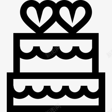 蛋糕约会之夜3直线型图标图标
