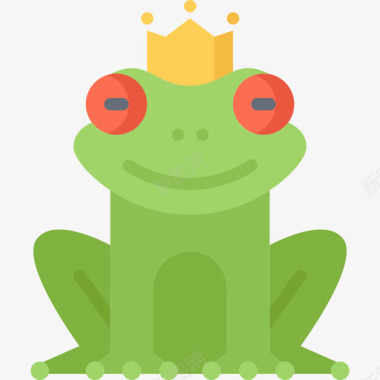 青蛙童话3平淡图标图标