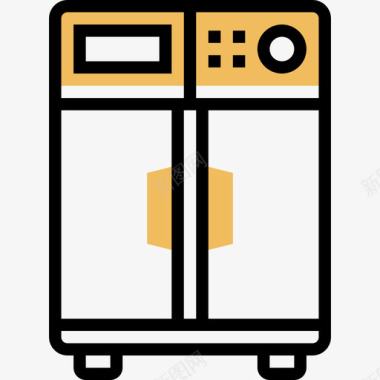 冰箱电子设备9黄影图标图标