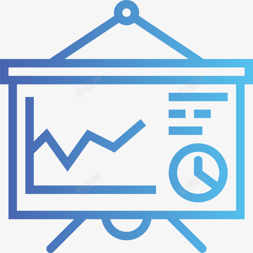 统计办公室131梯度图标svg_新图网 https://ixintu.com 办公室 梯度 统计