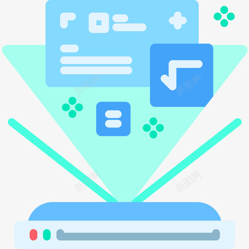 全息图未来世界平面图图标svg_新图网 https://ixintu.com 全息图 平面图 未来世界