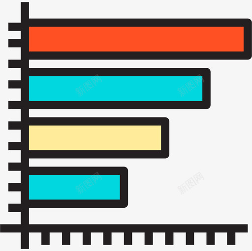 图表分析6线性颜色图标svg_新图网 https://ixintu.com 分析 图表 线性 颜色