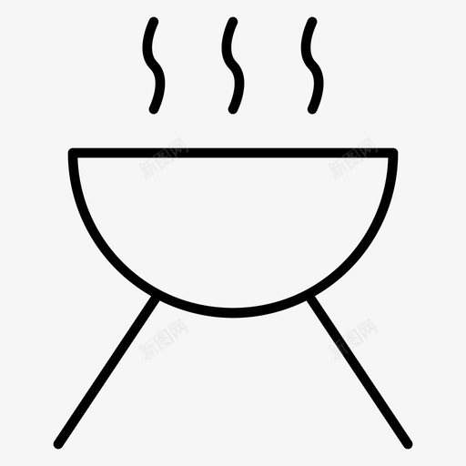 烧烤烹饪菜肴图标svg_新图网 https://ixintu.com 户外 烧烤 烹饪 菜肴 轮廓 食物 餐厅 饮食