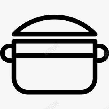 炊具厨房47线性图标图标