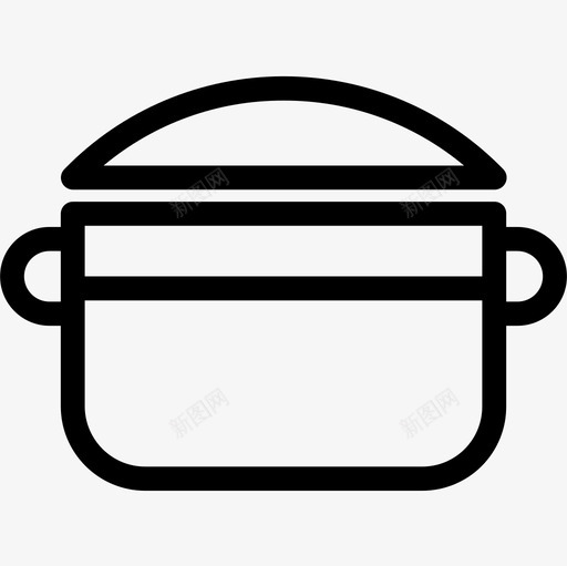 炊具厨房47线性图标svg_新图网 https://ixintu.com 厨房 炊具 线性
