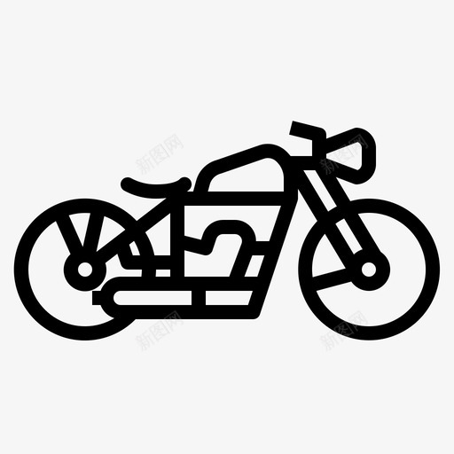经典摩托车摩托车手车辆图标svg_新图网 https://ixintu.com 摩托 摩托车 经典 车手 车辆 轮廓