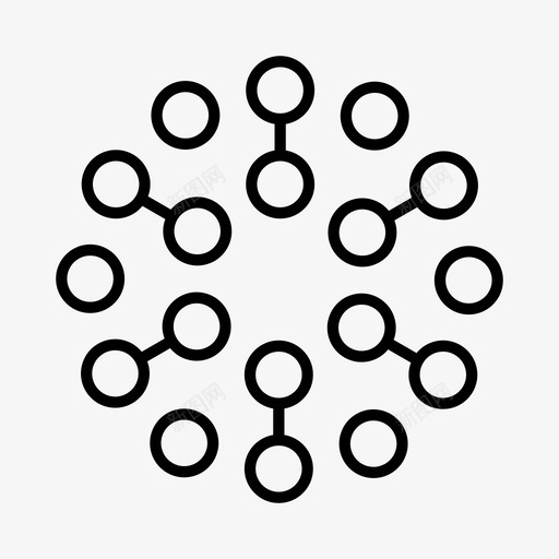 圆形图案几何图案线条图案图标svg_新图网 https://ixintu.com 几何 图案 圆形 线条